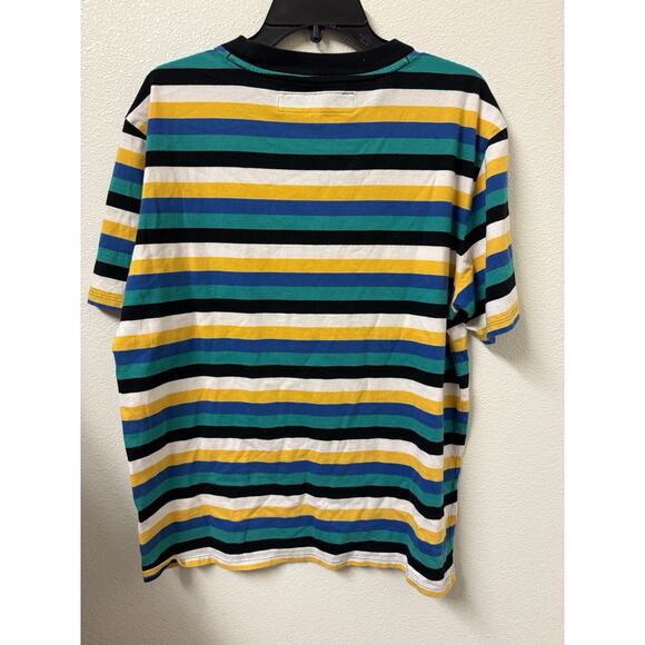 Guess Shirt Mens Medium Los Angeles Guess Originals T-Shirt Striped Multicolor - Picture 6 of 10
